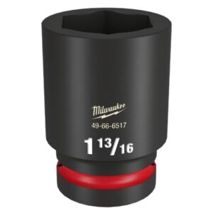 Preorder Milwaukee 49666517 Shockwave 1" Drive 1-13/16" Standard 6 Point Impact Socket