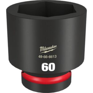 Preorder Milwaukee 49666613 Shockwave 1" Drive 60mm Standard 6 Point Impact Socket