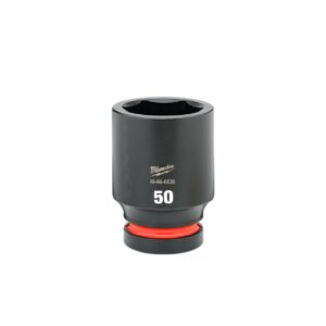 Preorder Milwaukee 49666636 Shockwave 1" Drive 50mm Deep 6 Point Impact Socket