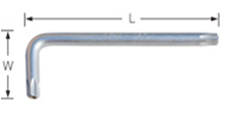 TSTOP 63985 Long Torx With Hole Hex Key Spanner(T27)