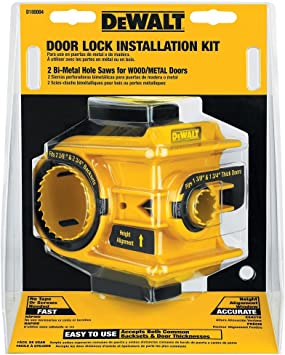PREORDER Dewalt D180004 DOOR LOCK INSTALLATION KIT (Box Qty 3)