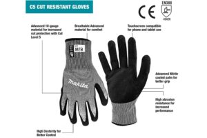 Makita B-90401 CUT RESIST C5 GLOVES-L