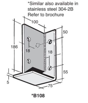 Bowmac B108 Z & L Beam Support Bracket