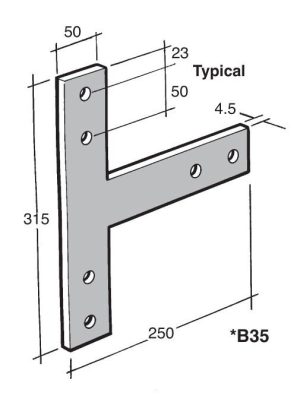 Bowmac Bracket B35 T Strap