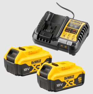 DeWALT DCB1104P2-XE 18V XR 2x5.0AH Battery Kit