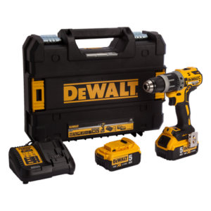 DCD796P2-XE DeWalt Generation 2, 18v Compact Cordless Hammer Drill with 2 x 5Ah Batteries in Tstak Case