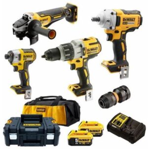 DCK496P2-XE 18V DEWALT CORDLESS COMBO KIT BRUSHLESS 4PC 18V 5AH
