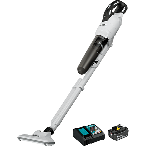 Makita DCL286TWX1 18v 5.0Ah Li-ion Brushless Cyclone Stick Vacuum Combo Kit