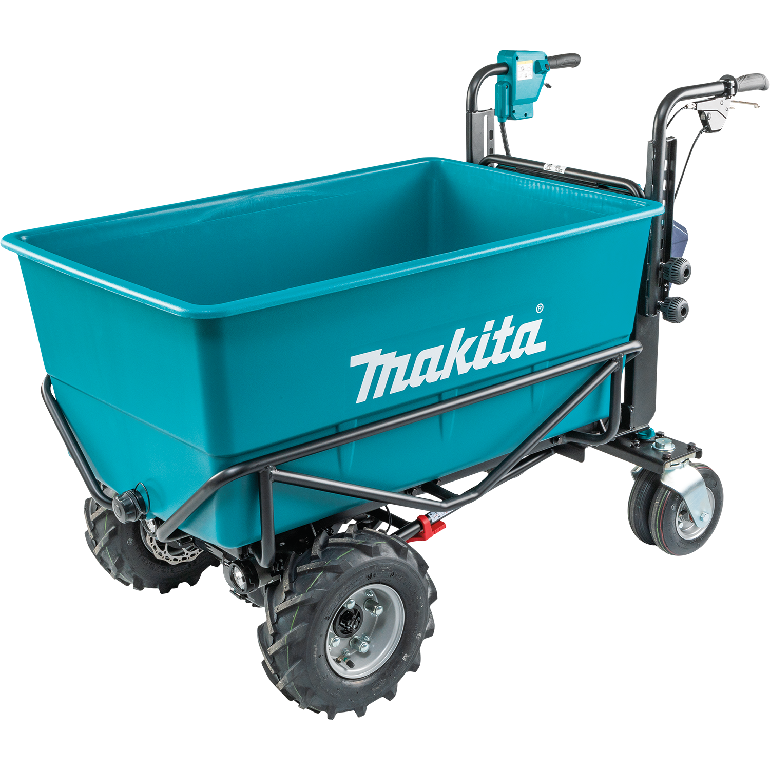 Makita DCU605Z 36V (18V x 2) Li-ion Cordless Brushless Wheelbarrow With Flat Bucket - Skin Only