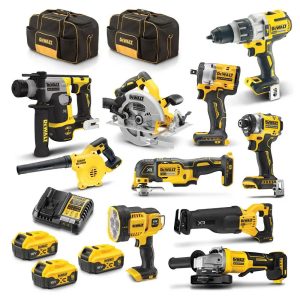 Dewalt DCZ1085P3-XE Cordless Combo Kit Brushless 10pc 18v 5Ah