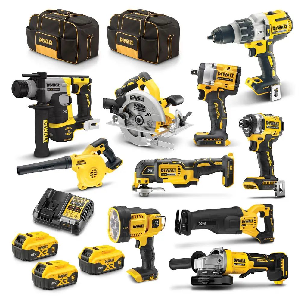 Dewalt DCZ1085P3-XE Cordless Combo Kit Brushless 10pc 18v 5Ah