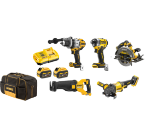 Dewalt DCZ507T2-XE 18V XR Brushless 5 Piece Kit - 2X FLEXVOLT? 6Ah