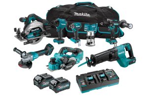 Makita DK0210G801 40V Max 4.0Ah Li-ion XGT Cordless Brushless 8pce Combo Kit