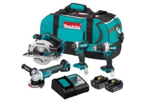 Makita DLX4184TX1 18V LXT Brushless 4-Piece Combo Kit