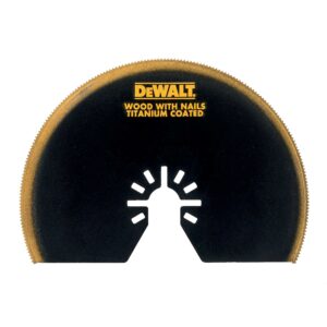 PREORDER Dewalt DT20709-QZ MULTI-TOOL SEMICIRCLE WOOD/NAILS BLADE 102MM(Box Qty 5)