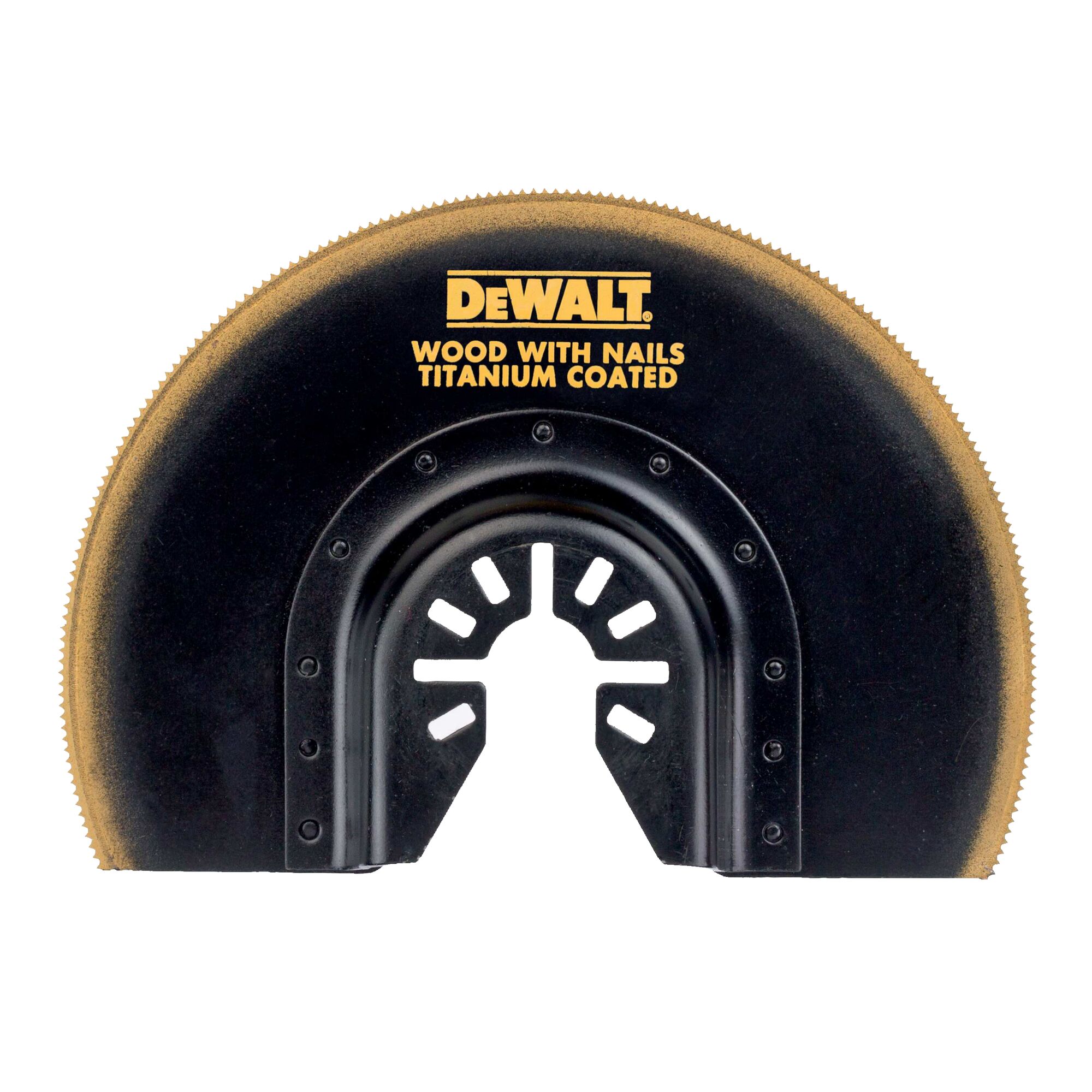 PREORDER Dewalt DT20711-QZ MULTI-TOOL TITANIUM FLUSH CUT SEMICIRCLE WOOD/NAILS BLADE 102MM(Box Qty 5)