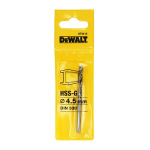 PREORDER Dewalt DT5212-QZ HSS-G HIGH PERFORMANCE 118° POINT ANGLE 4.5MM   (Box Qty 500)