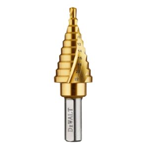 PREORDER Dewalt DT90246-QZ STEP BITS 4-22MM 2MM STEPS(Box Qty 40)