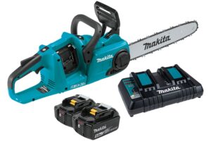 Makita DUC353PT2 36V (18V x 2) 5.0Ah Li-ion Cordless Brushless 350mm (14inc) Chainsaw Combo Kit