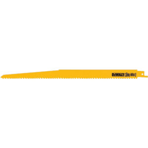 PREORDER Dewalt DW4849 RECIP BLADE WOOD 305mm (12") 5/8TPI 5PC(Box Qty 50)