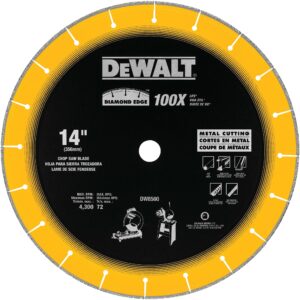 PREORDER Dewalt DW8500 DIAMOND CHOP SAW FERROUS METAL BLADE 355MM X 2.8 X 25.4(Box Qty 3)