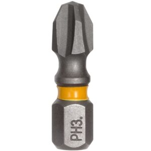 PREORDER Dewalt DWA1PH3MI5 MAX IMPACT 25MM PH3 INSERT BIT 5PK(Box Qty 100)