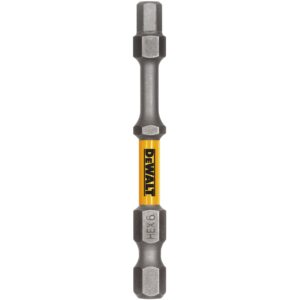 PREORDER Dewalt DWA2H6MI2 MAX IMPACT 63.5MM HEX6 POWER BIT 2PK(Box Qty 100)