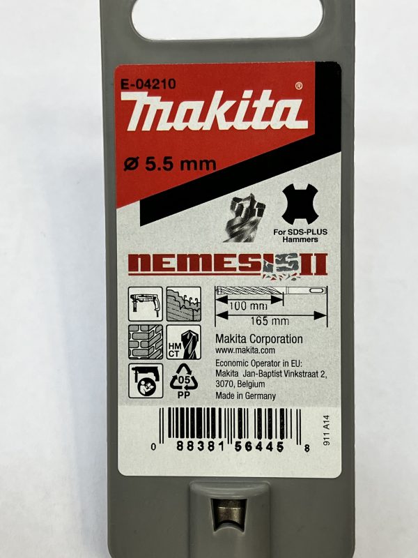 E-04210 Makita SDS-PLUS 5.5x160mm NEMESIS II
