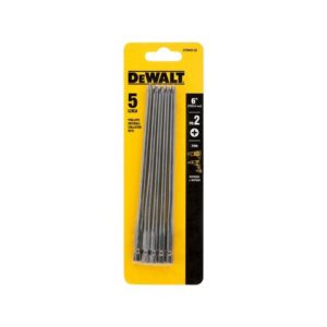 PREORDER Dewalt DT20425-QZ 156mm Drywall Screwdriver Bit 5pk (for use with DCF620)(Box Qty 10)