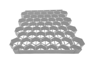 DH Garden HDP50504 Grass & Gravel Heavy Duty Permeable Paving Panel 500 x 500 x40mm