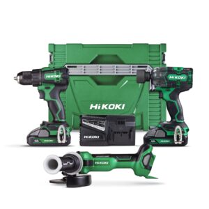 Hikoki KC183DA(GRZ) 18V Brushless 3-Tool Kit