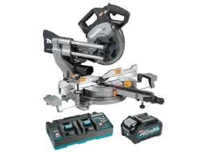 Makita LS002GM105 40Vmax XGT Brushless 216mm (8-1/2") Slide Compound Mitre Saw Kit (Black edition)