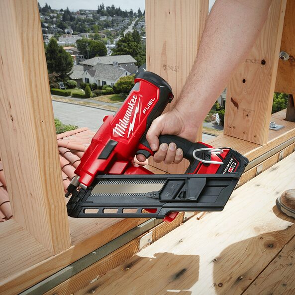 Milwaukee M18FFN-0CNZ 18V Li-ion Cordless FUEL 18 Gauge Framing Nailer - Skin Only - Image 8