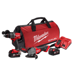 Milwaukee M18FPP2C3502B 18V 5.0Ah Li-ion Cordless Brushless Fuel 2pce Combo Kit Power Pack