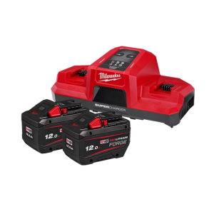 Milwaukee M18FSPD122B M18&trade; REDLITHIUM&trade; FORGE&trade; 12.0Ah Super Charger Starter Pack