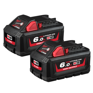 Milwaukee M18HB62 High output 6A battery Twin pack