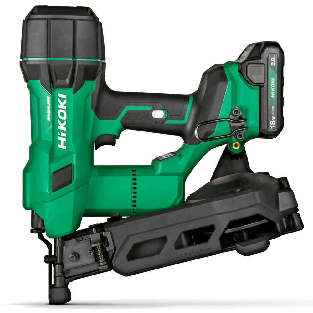 Hikoki NV1845DA(W6Z) 18V Gasless 45mm Coil Roof Nailer Bare Tool