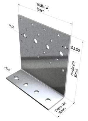 NPPC8 Pryda Concealed Purlin Cleat(PRYDA CPC80)