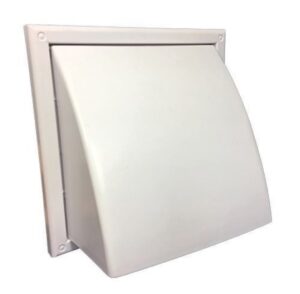 Masons VENTCOWL150 COWL WALL VENT 150MM WHITE PLST