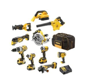 DCZ1082P4-XE DEWALT CORDLESS COMBO KIT BRUSHLESS 10PC 18V With 4x 5AH