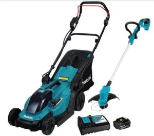 DLX3532 Makita 18V LXT 330MM 13INCH lawn mower and line trimmer(5.0ah) kit