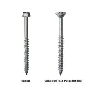 Simpson TTN25214PFSS TTN Titen Concrete and Masonry Screw Countersunk Head 6.5mm x 57mm