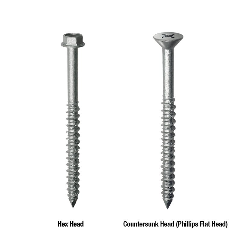 Simpson TTN25114HSS TTN Titen Concrete And Masonry Screw Hex Head 6 5mm