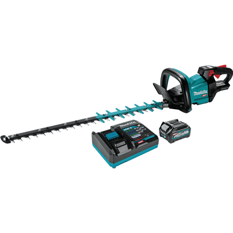 Makita UH005GD101 40Vmax XGT 750mm 2.5Ah Li-Ion Heavy Duty Cordless Brushless Hedge Trimmer - Combo Kit