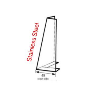SI42620 Sigma Weatherboard Soaker Corner 150mm Stainless Steel (100/box)