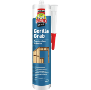 20274 Gorilla Grab Construction Adhesive Solvent Based Beige 300ml（strong as nail）